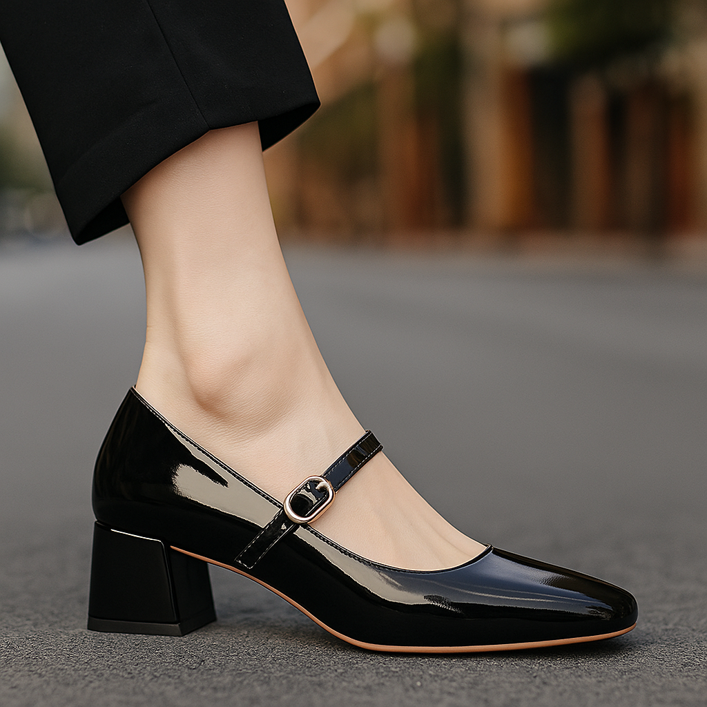 Noir Genuine Leather Shoes