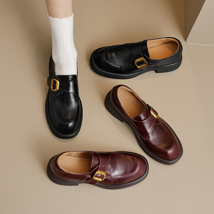 Vellé Genuine Leather Loafers