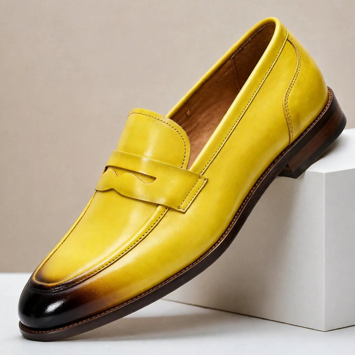 Gorvani Cowhide Leather Loafers