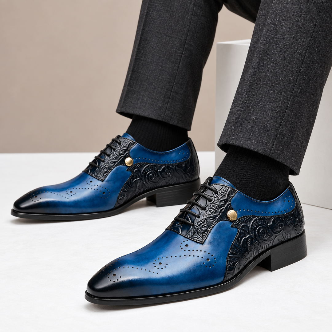 Balerio Cowhide Leather Shoes