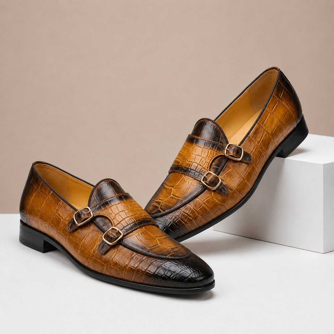 Lucerano Cowhide Leather Loafers