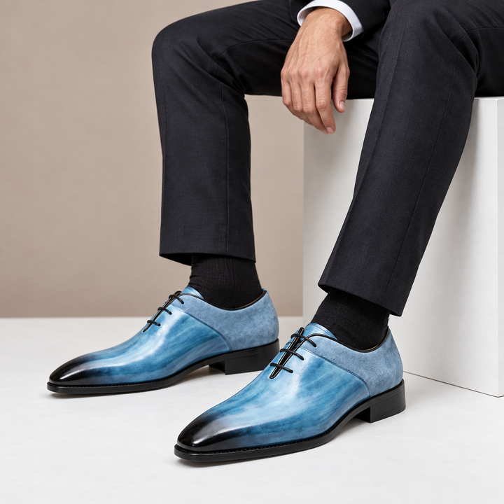 Verde Cowhide Leather Shoes