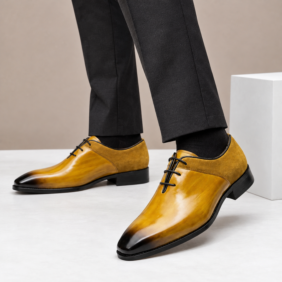 Verde Cowhide Leather Shoes