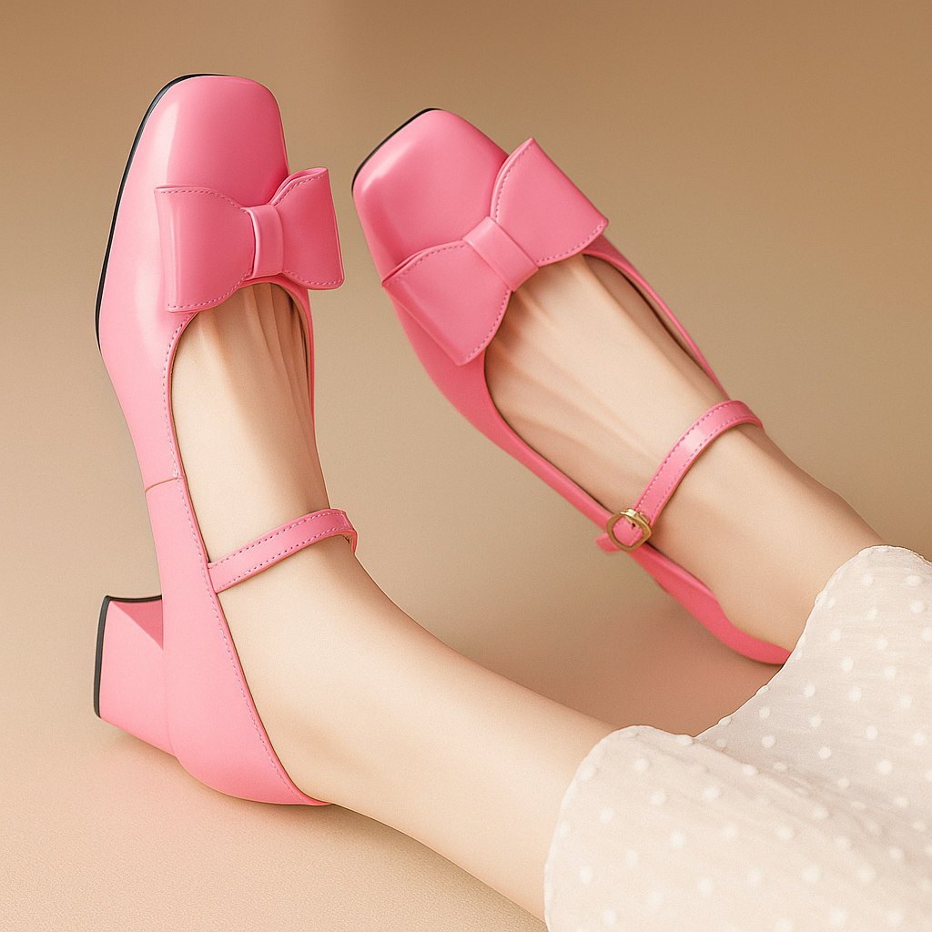 Livia Leather Heels