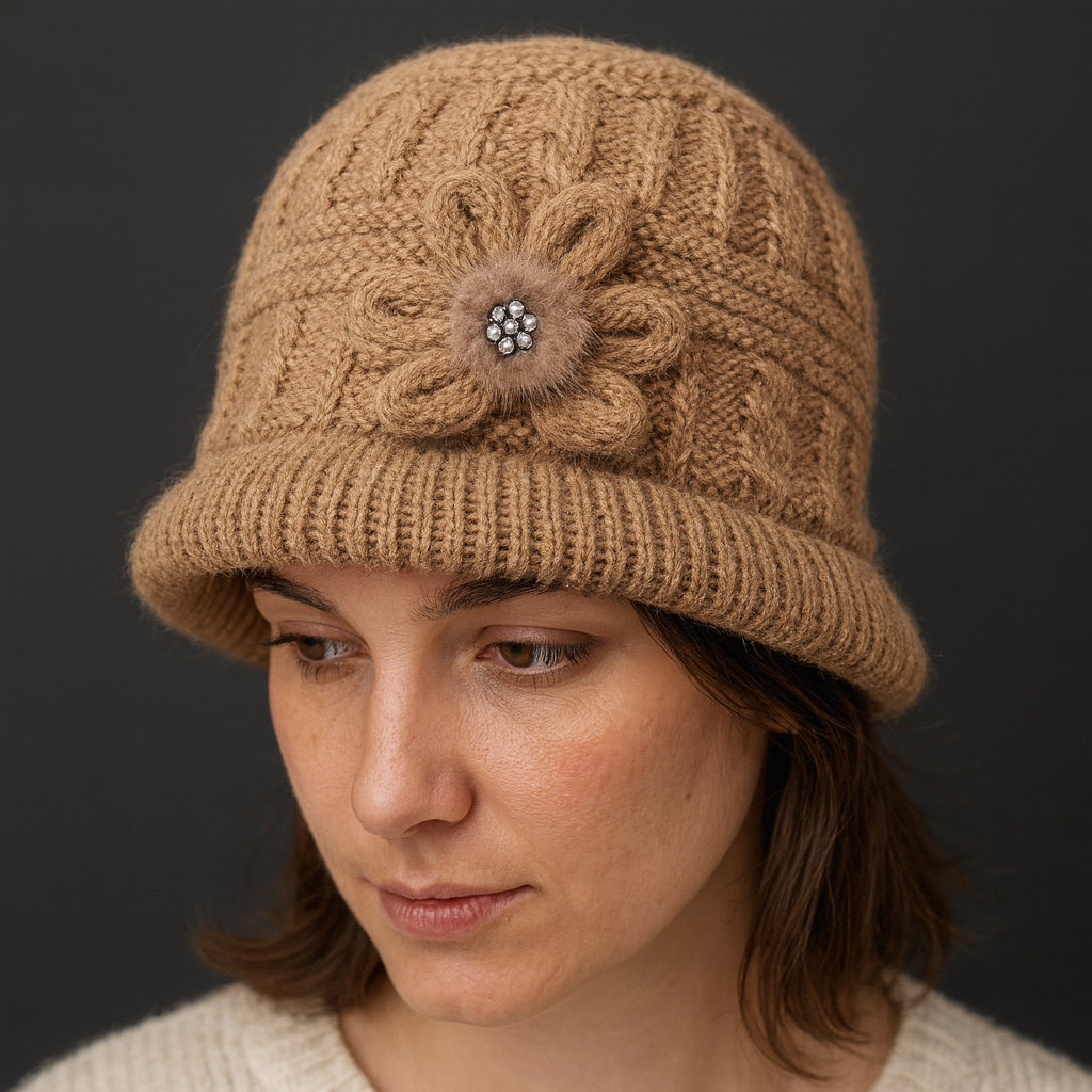 Amelia Wool Cloche Hat