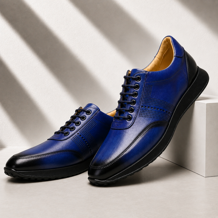 Savello Cowhide Leather Sneakers