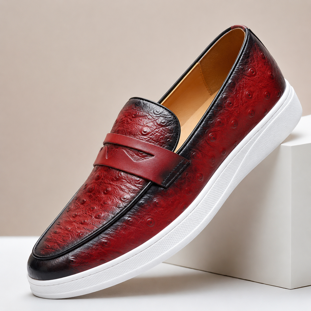 Lucente Cowhide Leather Loafers