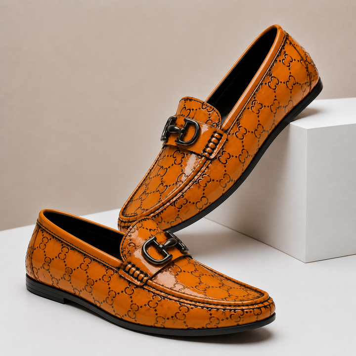 Arancio Genuine Leather Loafers
