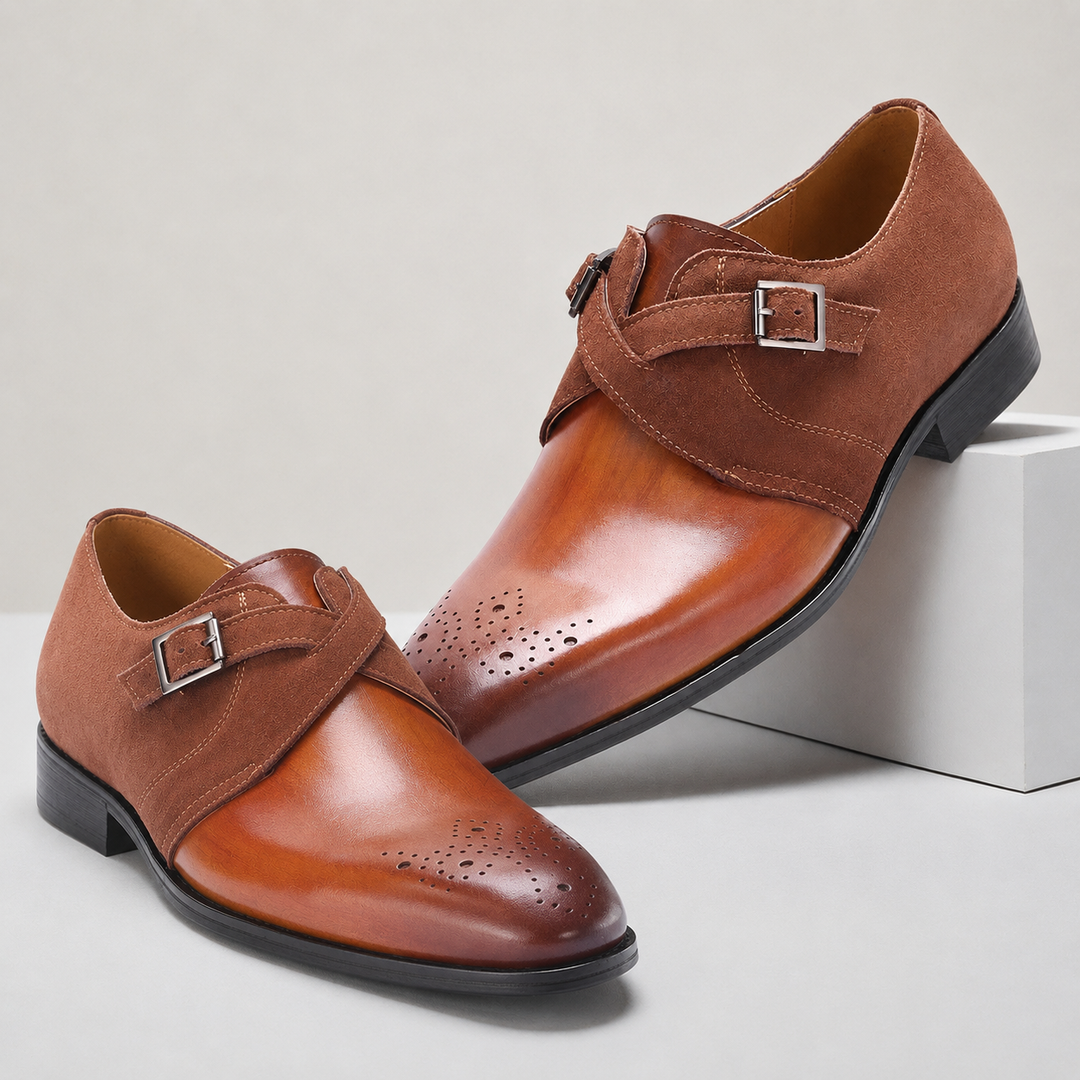 Valcino Cowhide Leather Shoes