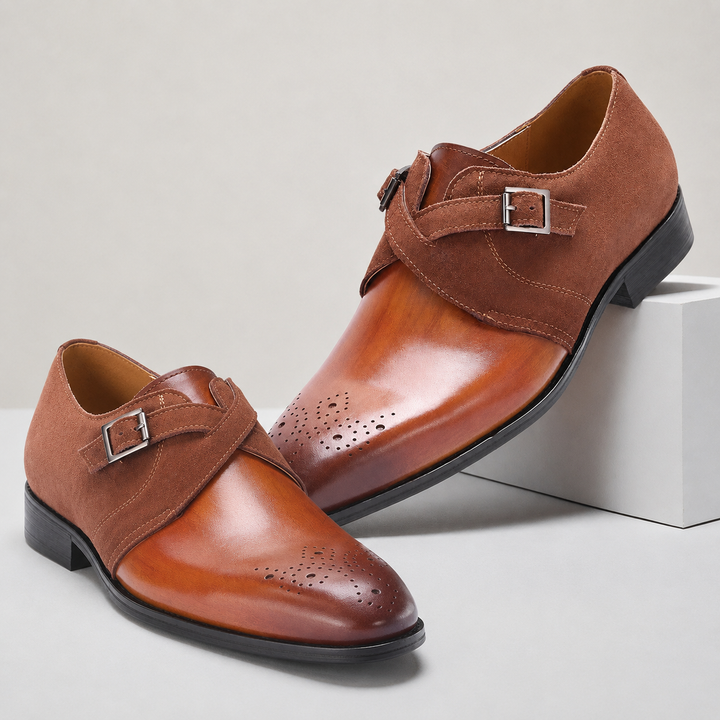 Valcino Cowhide Leather Shoes