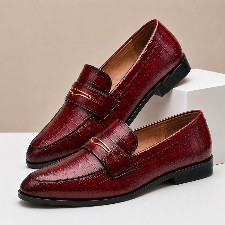 Vincetto Leather Loafers