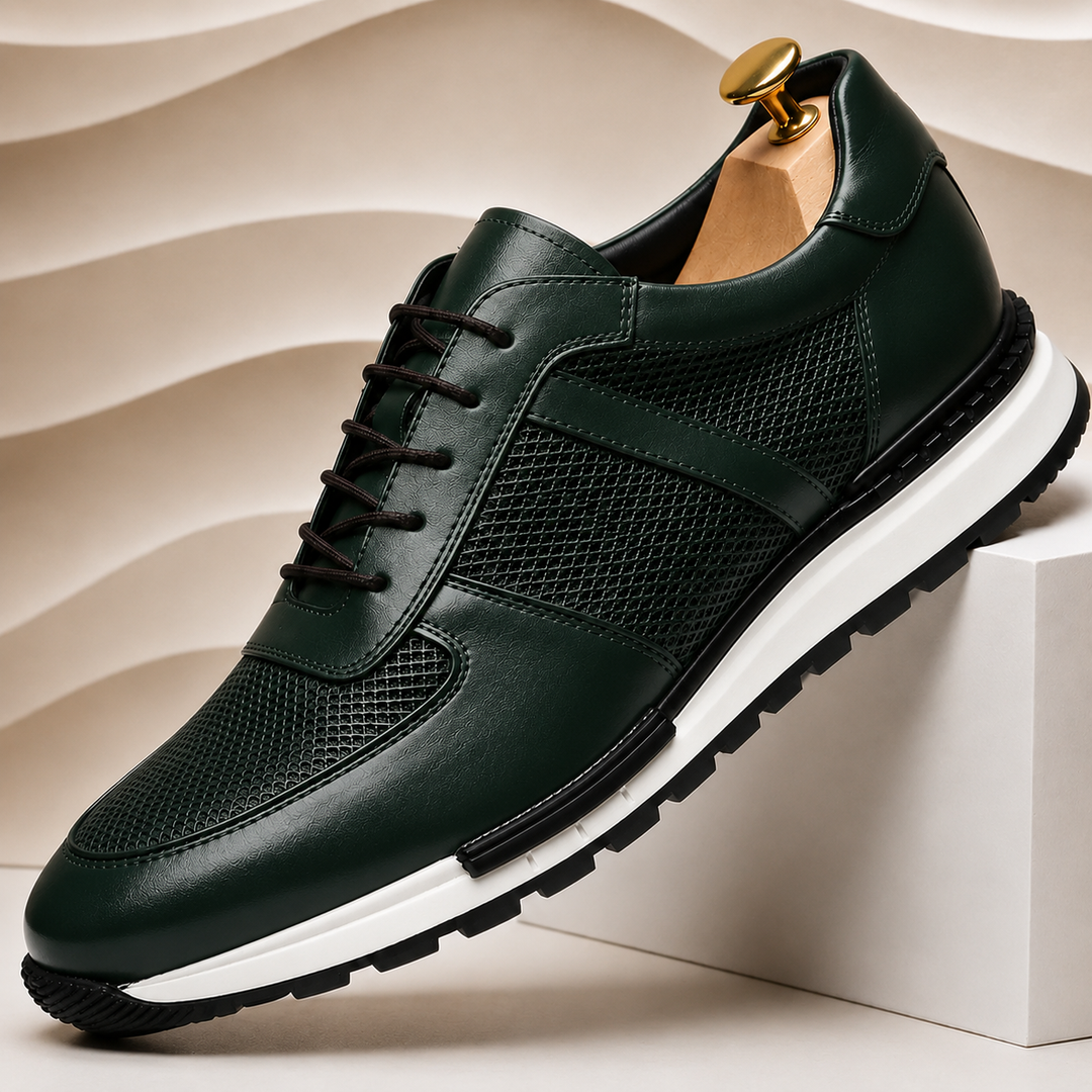 Marcelli Cowhide Leather Sneakers