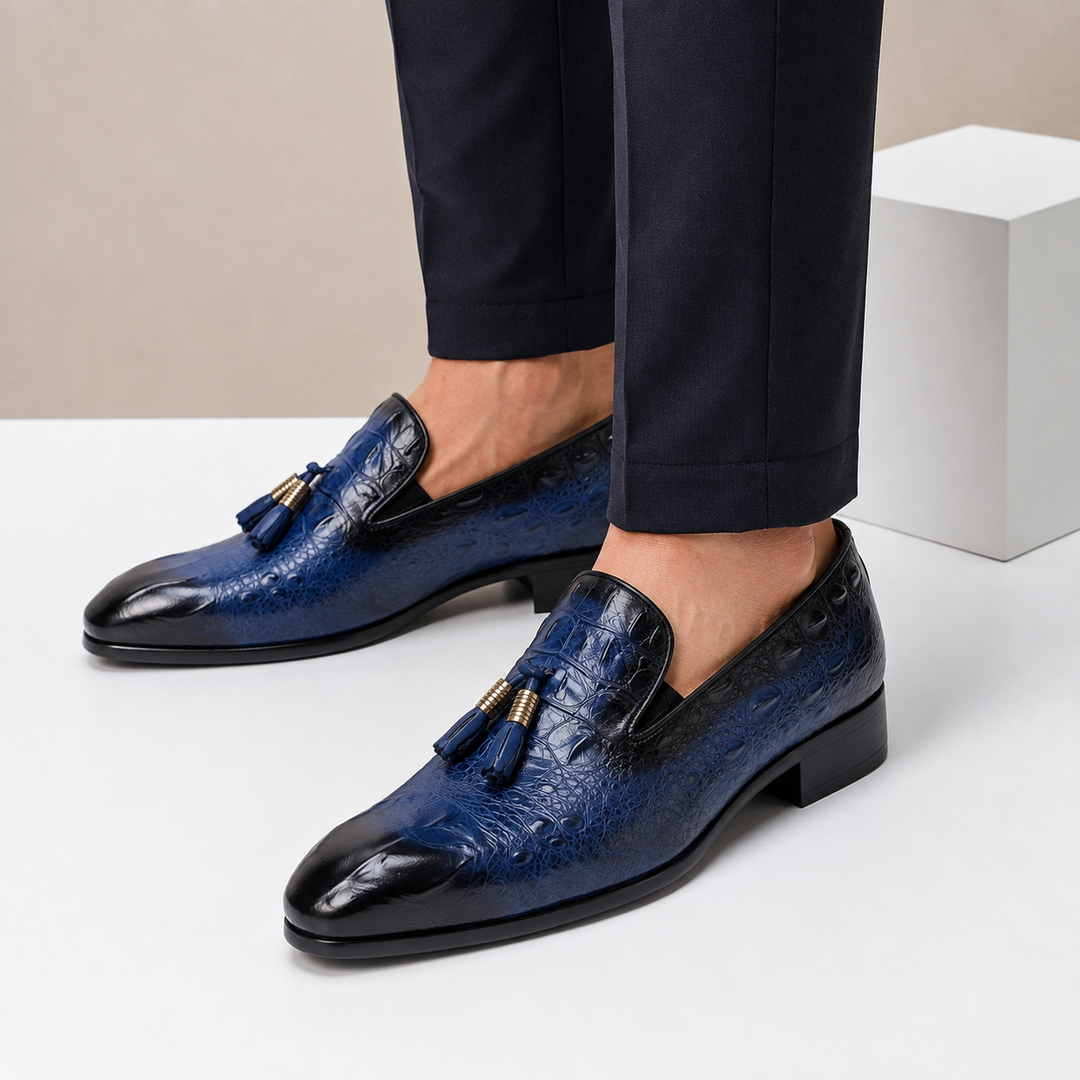 Montavelli Cowhide Leather Loafers