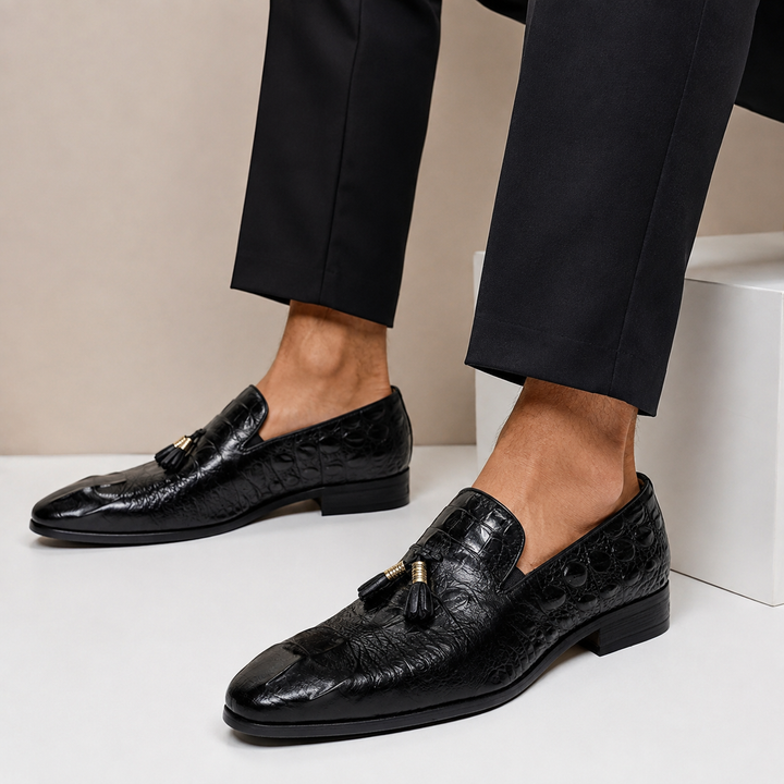 Montavelli Cowhide Leather Loafers