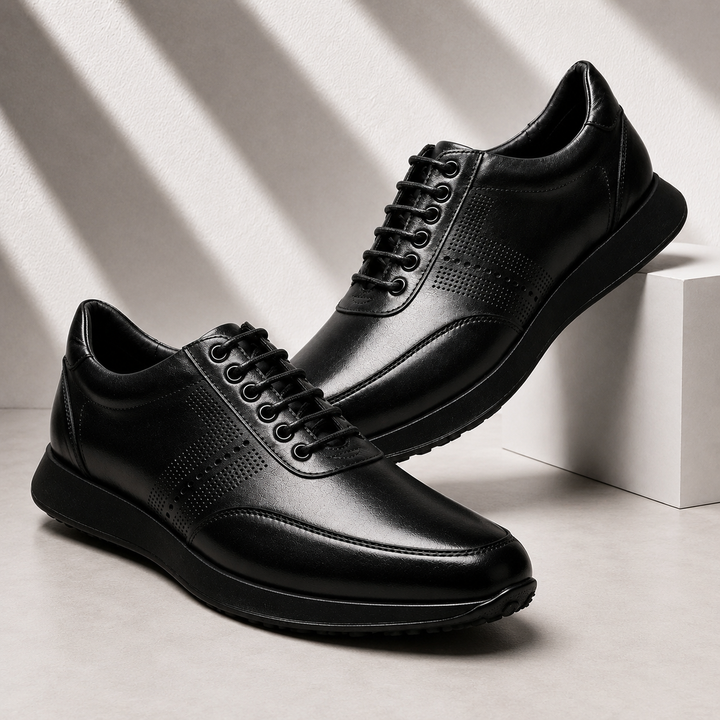 Savello Cowhide Leather Sneakers