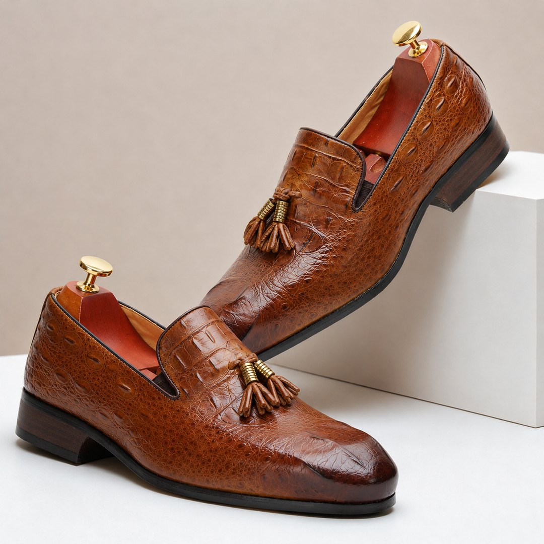 Montavelli Cowhide Leather Loafers