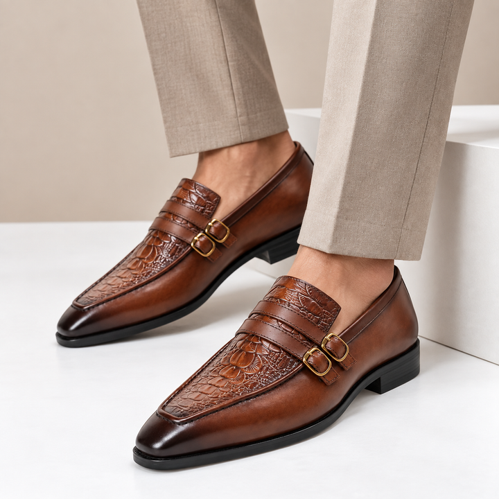 Zorvani Cowhide Leather Loafers
