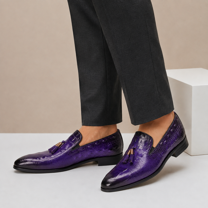 Montavelli Cowhide Leather Loafers