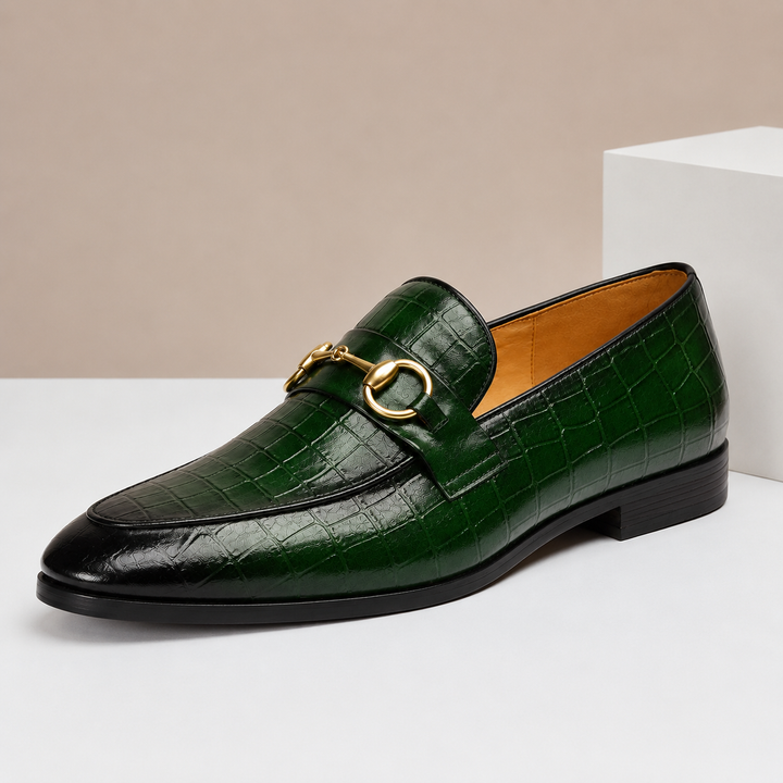Gaspari Cowhide Leather Loafers