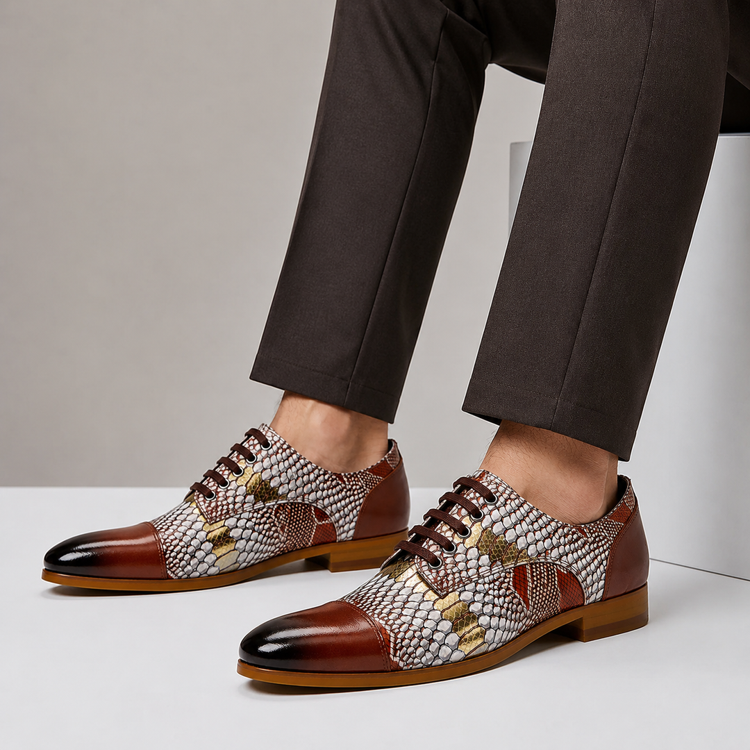 Calverini Cowhide Leather Shoes