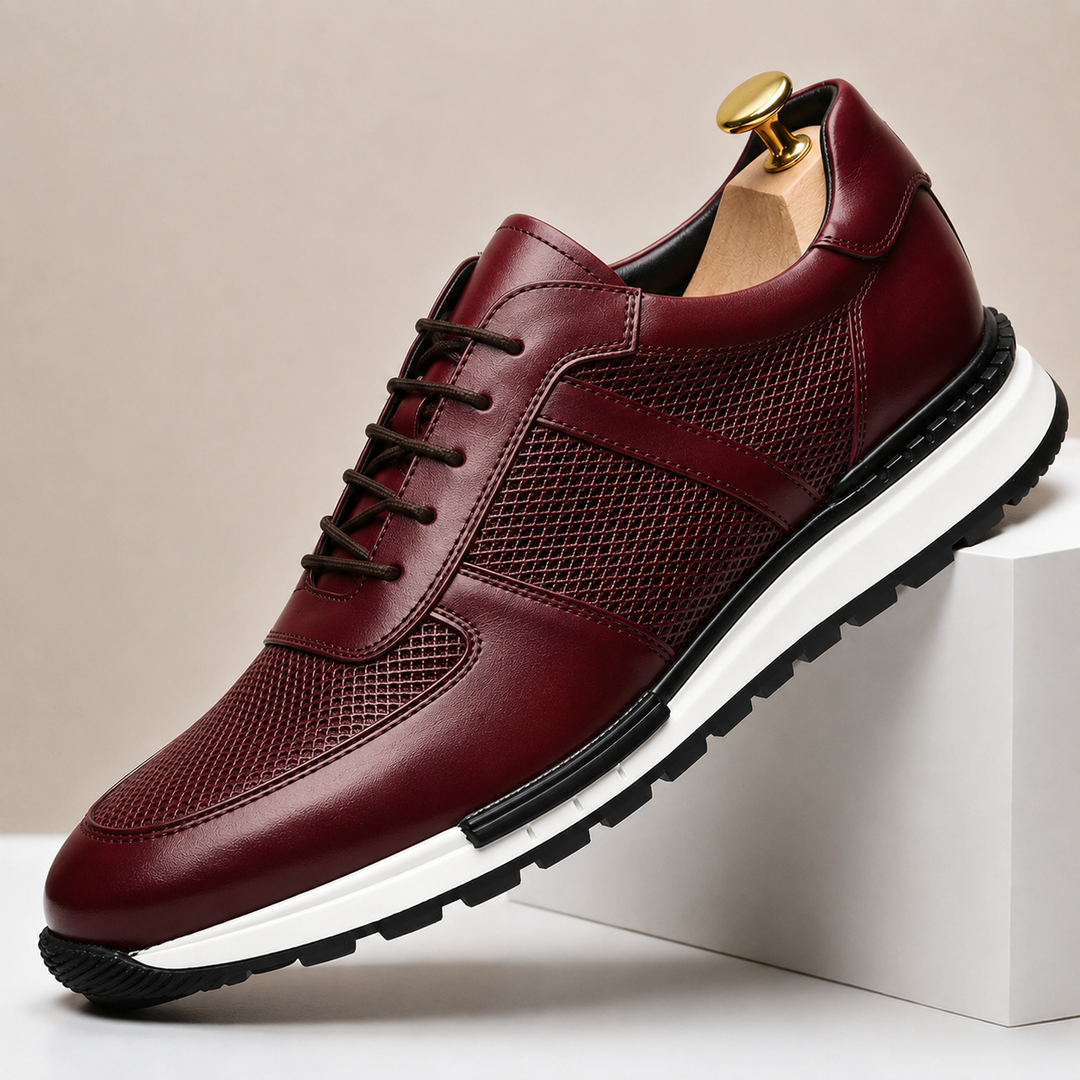 Marcelli Cowhide Leather Sneakers