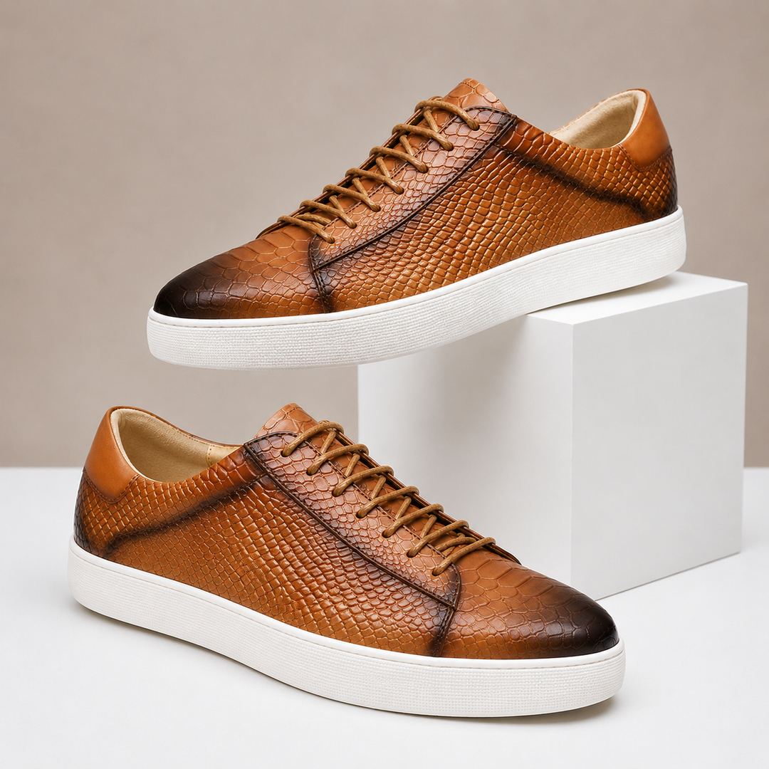 Carvanti Cowhide Leather Sneakers