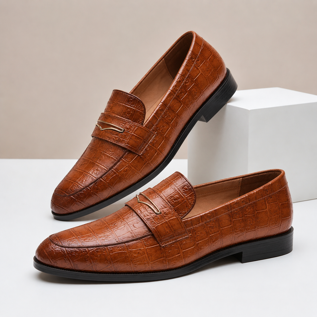 Vincetto Leather Loafers