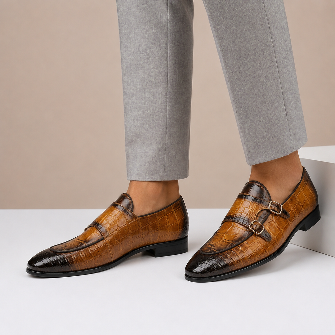 Lucerano Cowhide Leather Loafers