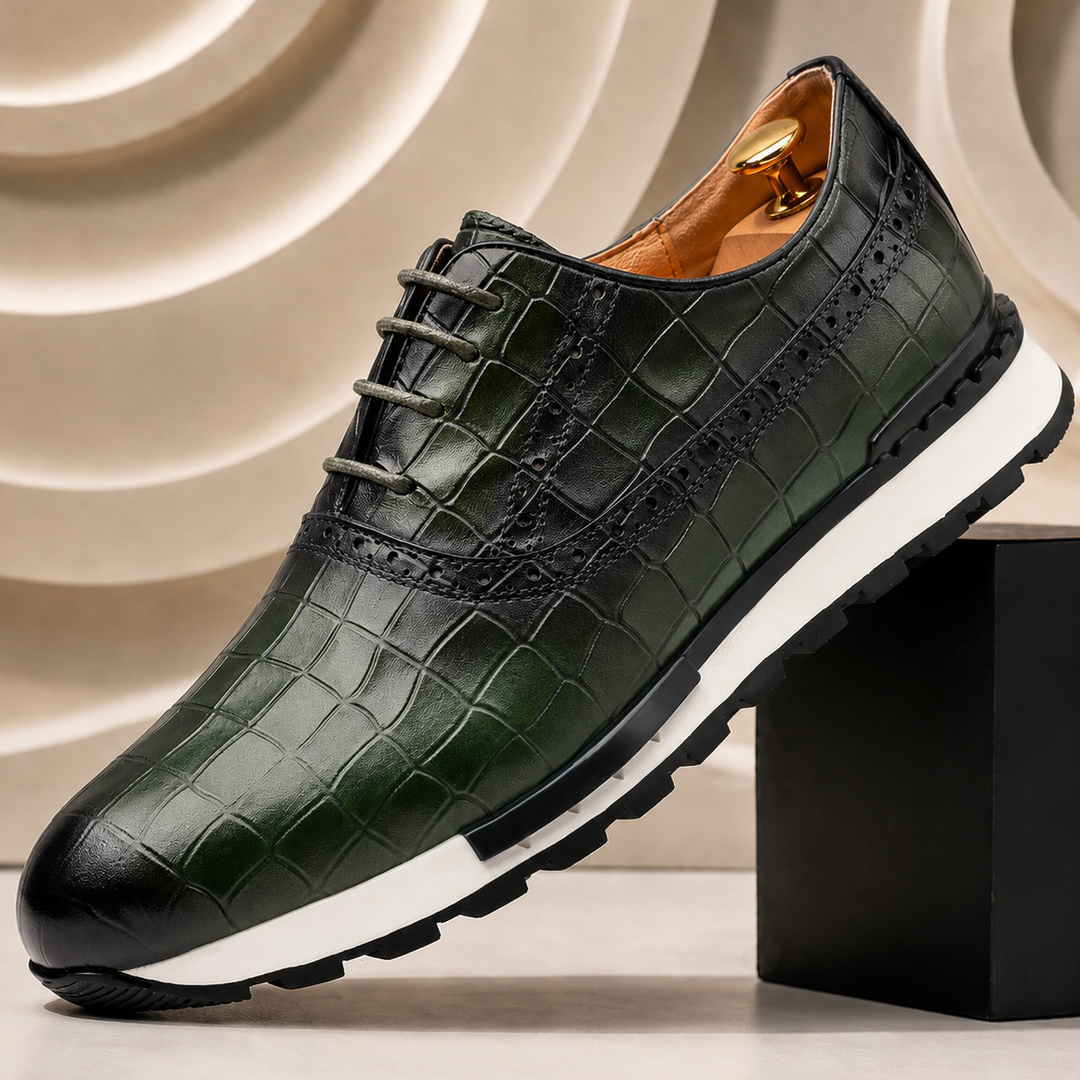 Vallana Cowhide Leather Sneakers