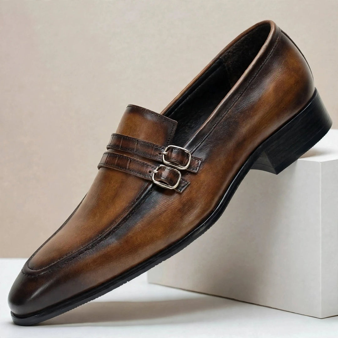 Mavello Cowhide Leather Loafers