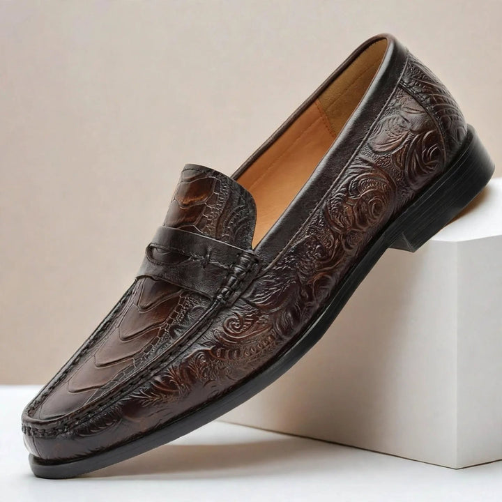 Talana Cowhide Leather Loafers