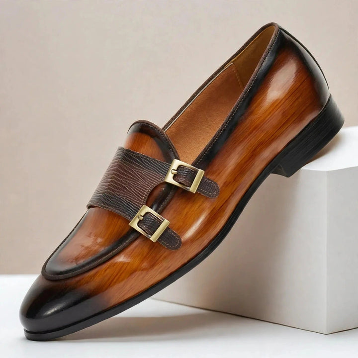Folino Cowhide Leather Loafers
