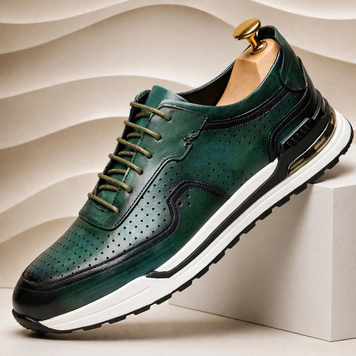 Valencia Cowhide Leather Sneakers