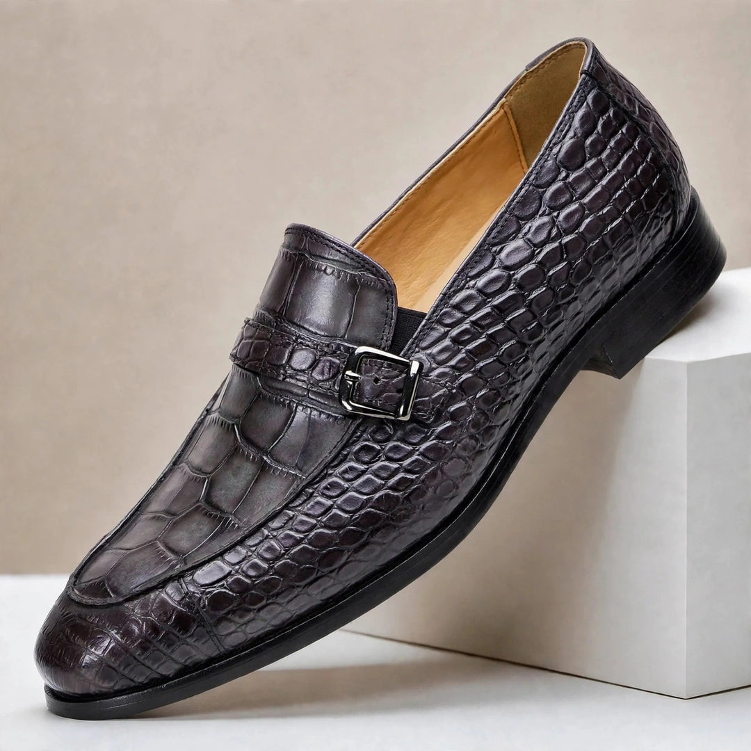 Kallana Cowhide Leather Loafers