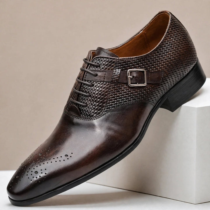 Lucia Cowhide Leather Shoes