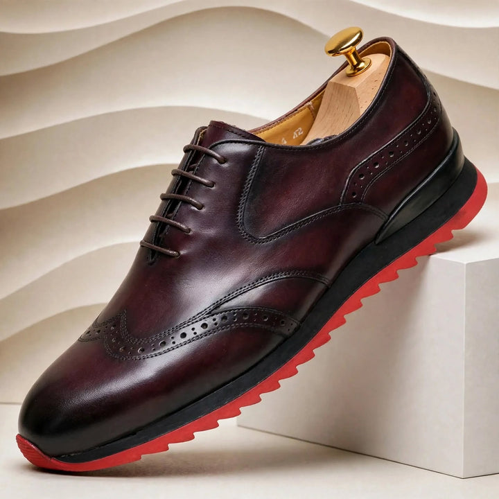 Corvino Cowhide Leather Sneakers