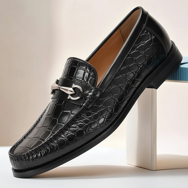 Dorvaro Cowhide Leather Loafers