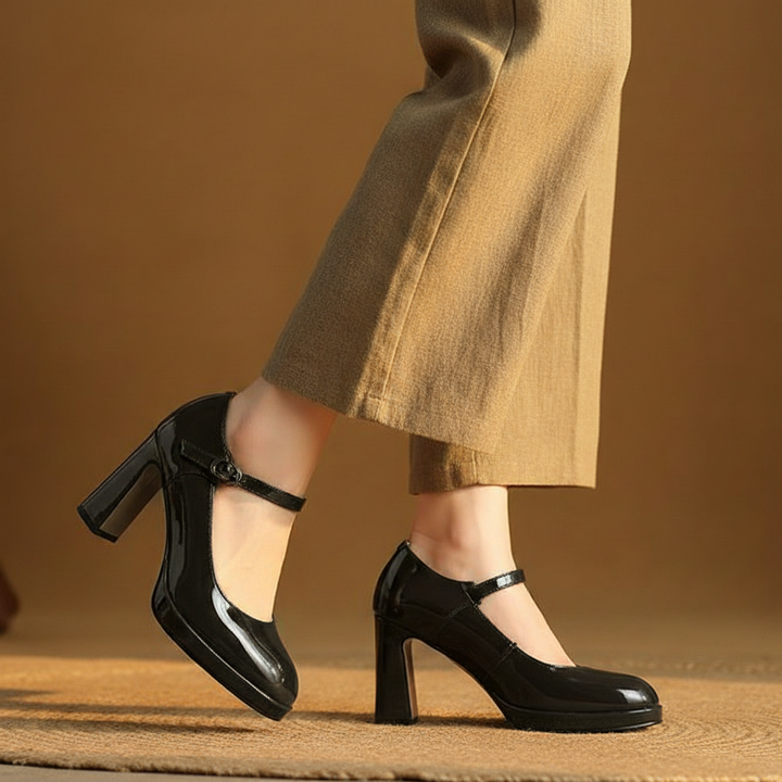 Rosa Genuine Leather Heels