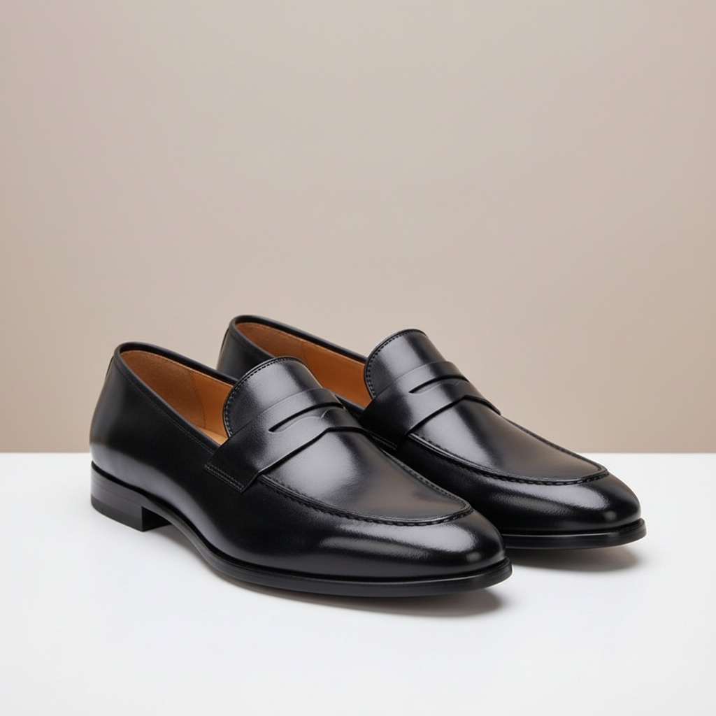Bellarno Cowhide Leather Loafers