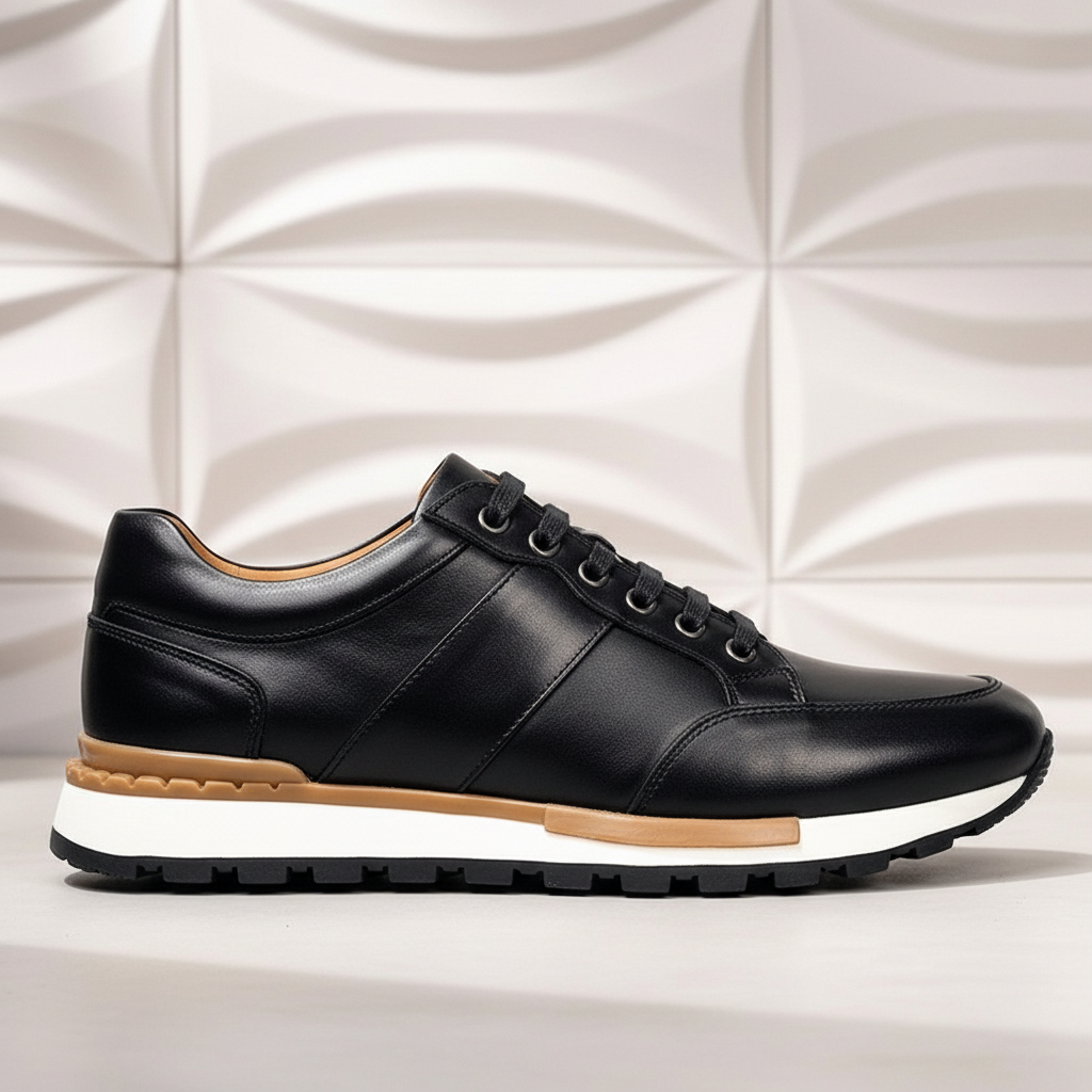 Alonzo Cowhide Leather Sneakers