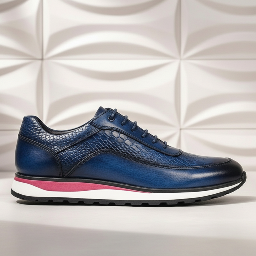 Virello Cowhide Leather Sneakers
