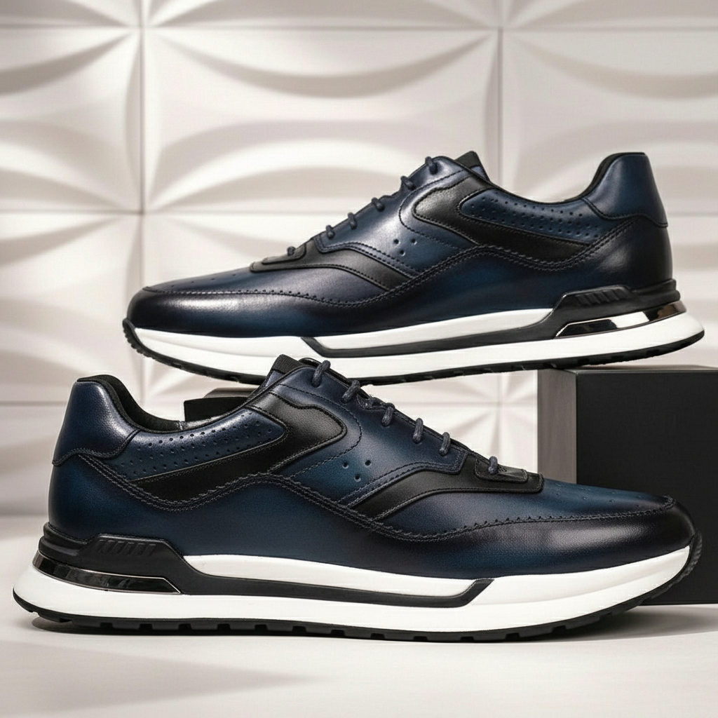 Castello Cowhide Leather Sneakers
