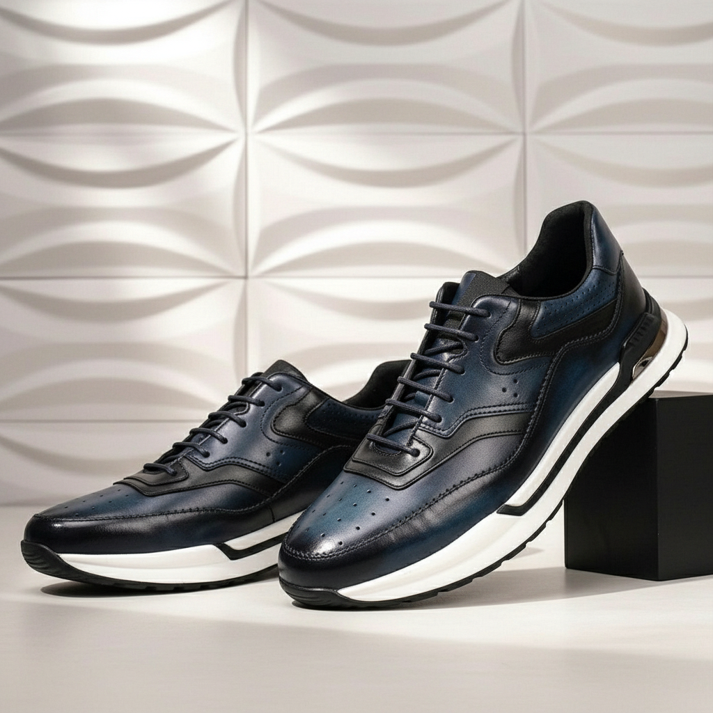 Castello Cowhide Leather Sneakers