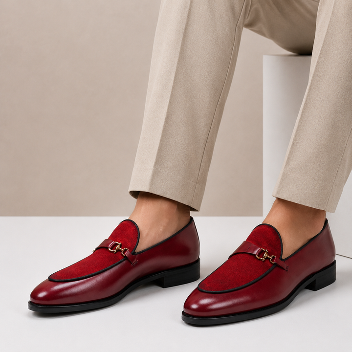 Varello Cowhide Leather Loafers