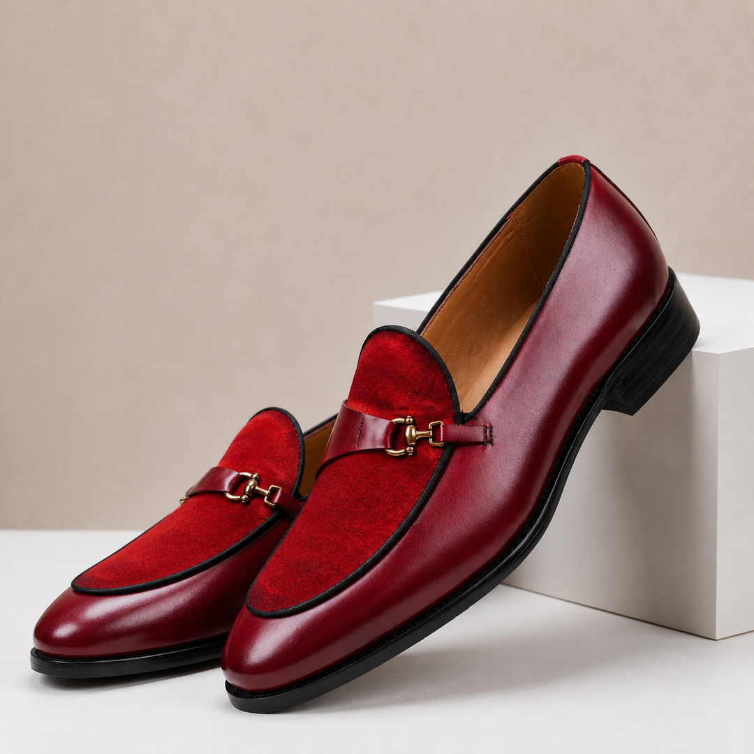 Varello Cowhide Leather Loafers