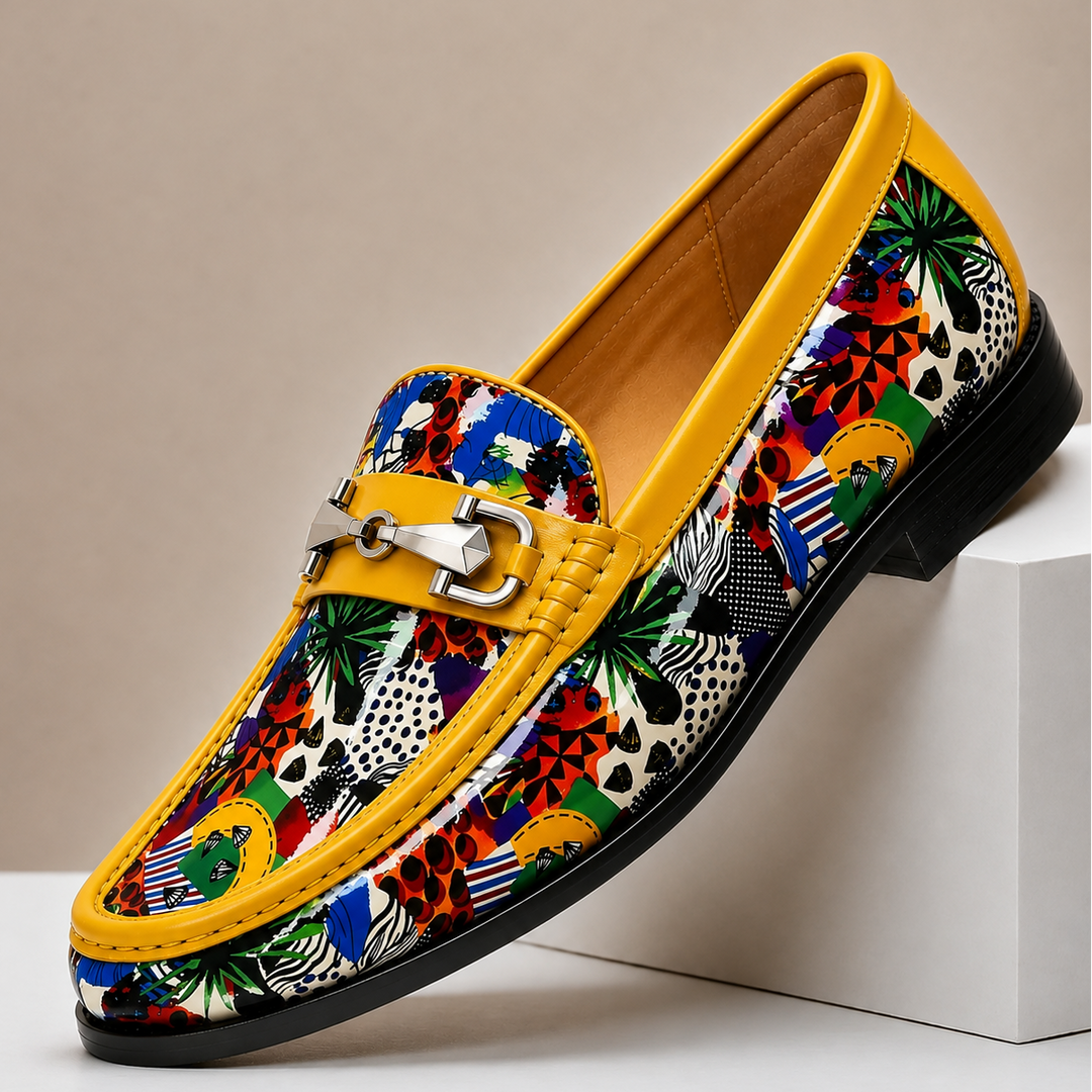 Cavalli Cowhide Leather Loafers