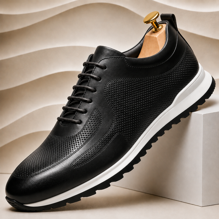 Lussu Cowhide Leather Sneakers