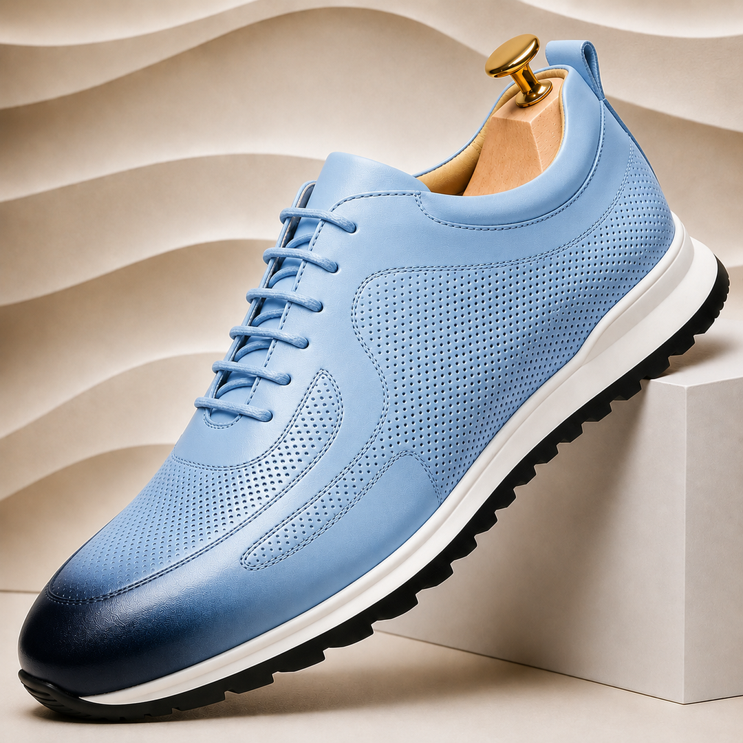 Lussu Cowhide Leather Sneakers