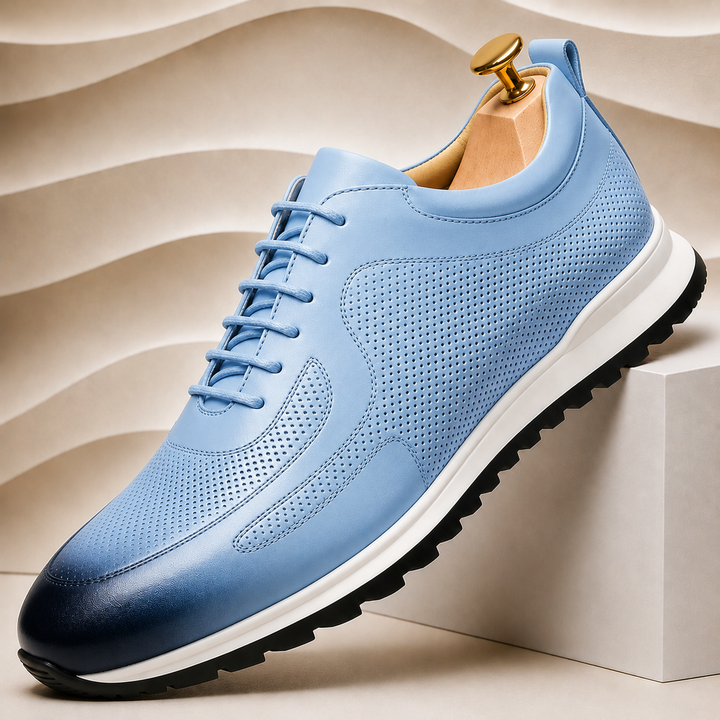 Lussu Cowhide Leather Sneakers