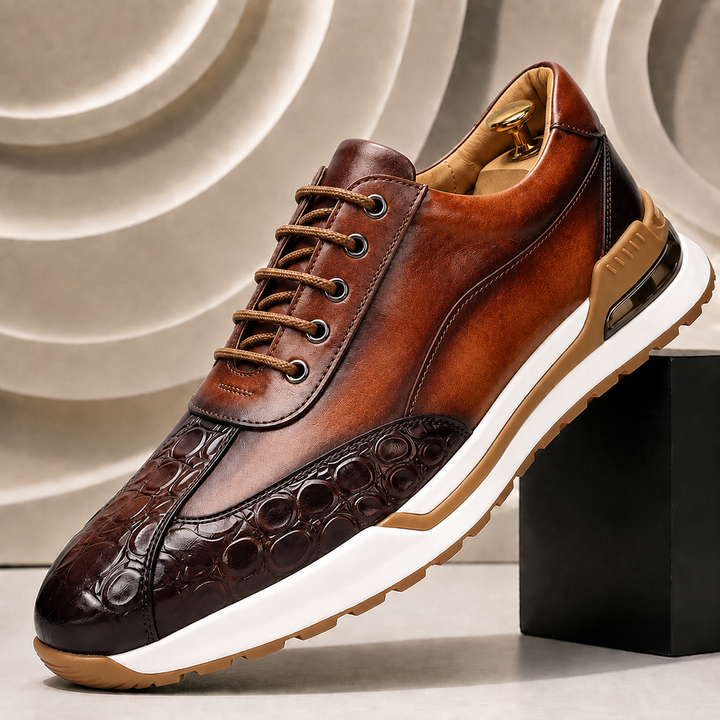 Marcello Cowhide Leather Sneakers